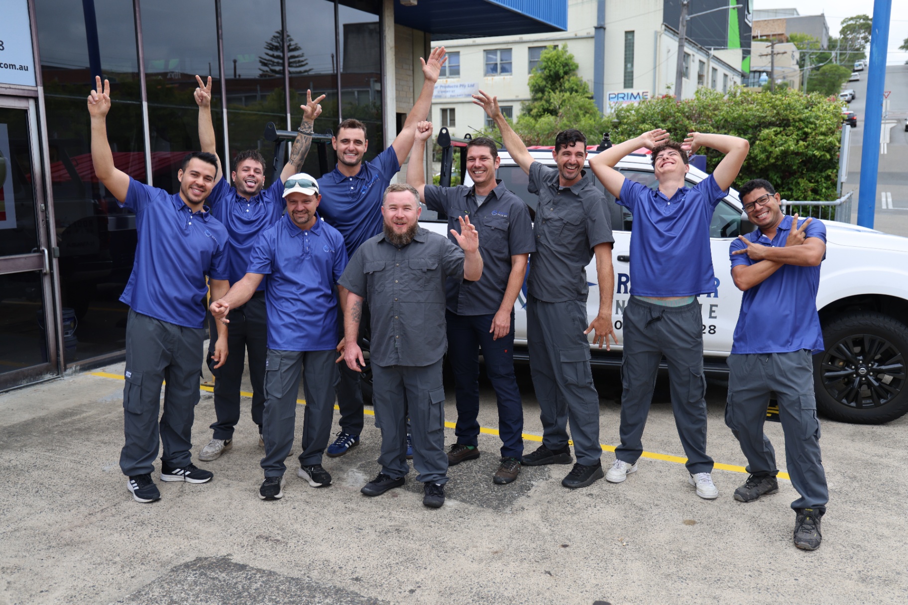 The Roofer Near Me crew at their Chatswood workshop